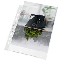 Housses Leitz Noir Transparent polypropylène Plastique