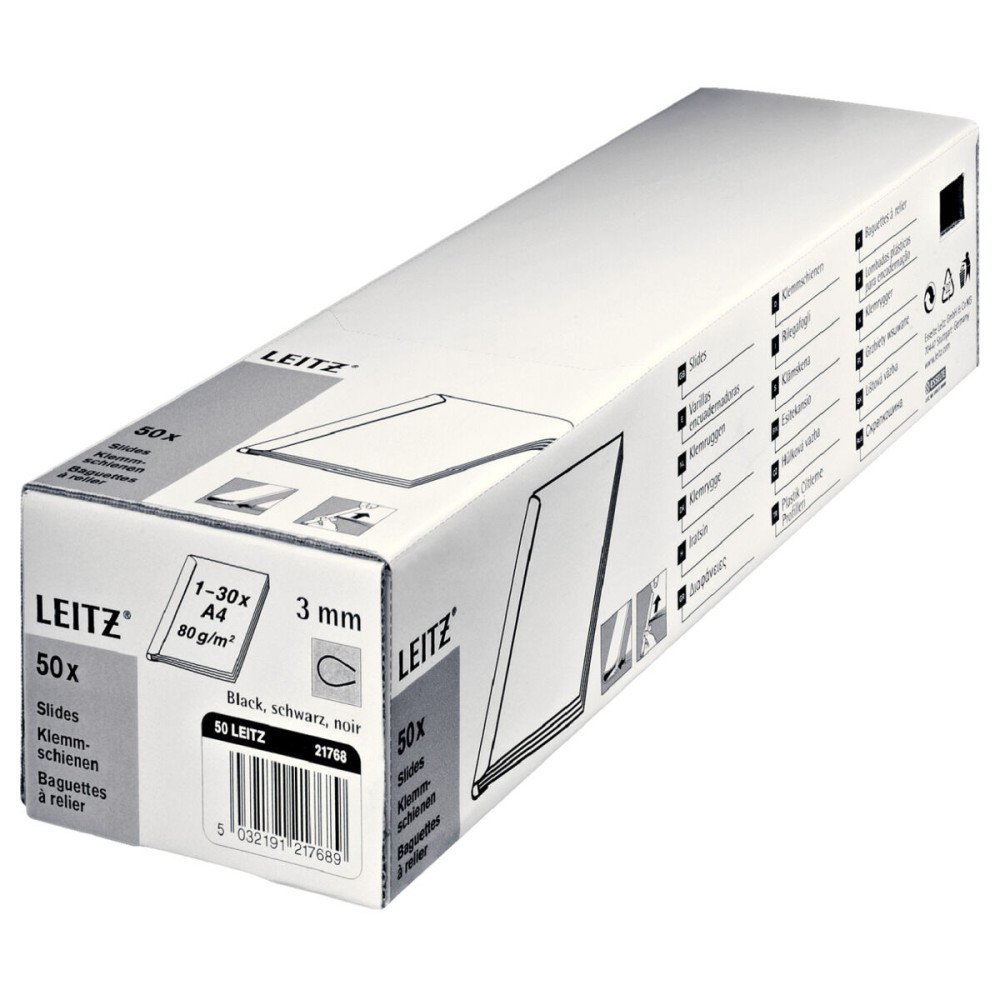 Binding rod Leitz Black 3 mm (50 Units)