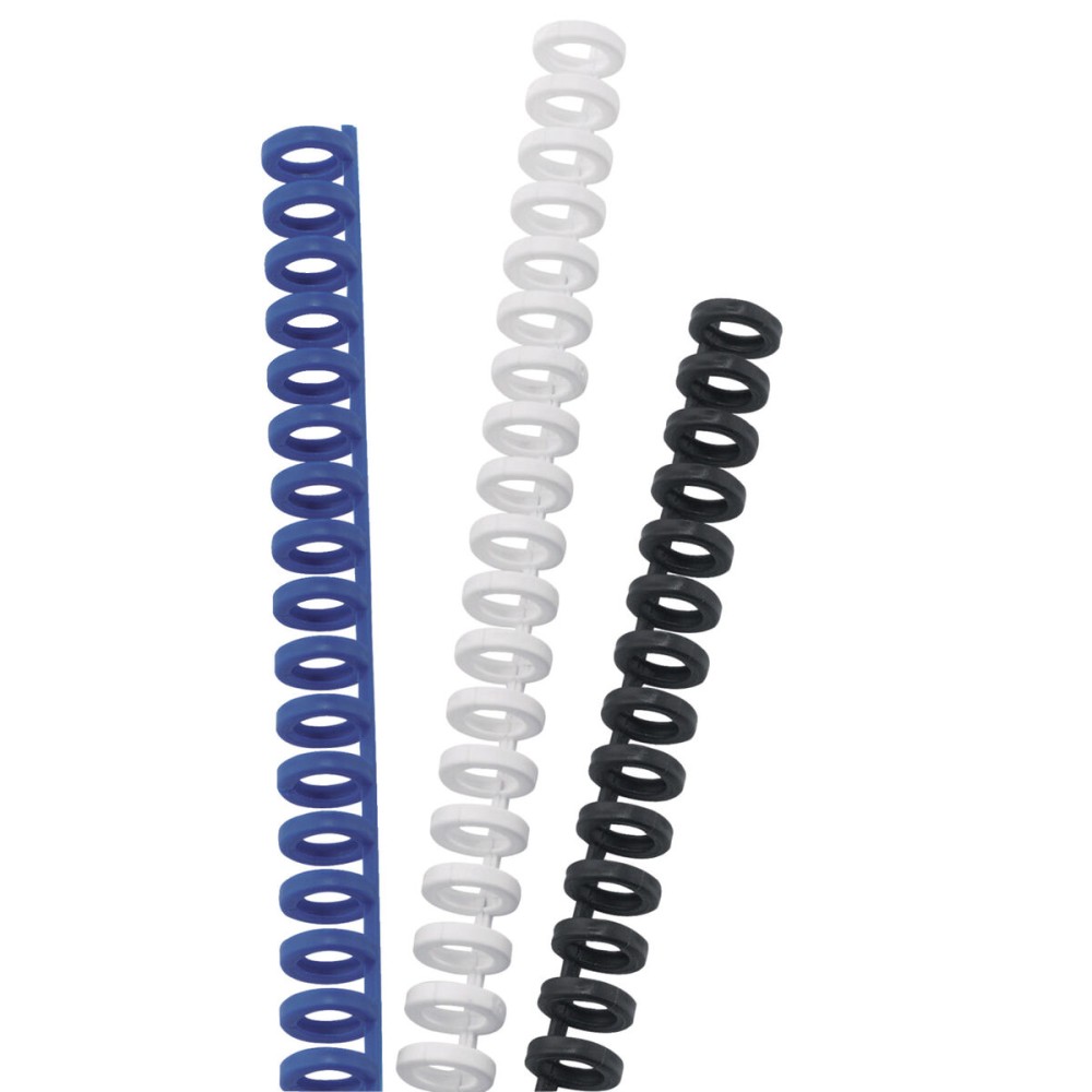 Bindekamm GBC ClickBind Weiß Durchsichtig 12 mm (50 Stück)