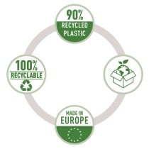 Covers Leitz Recycle A4 Maxi Transparent A4 Recycled 25 Units