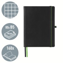 Schein Notizblock Leitz Complete Schwarz 80 Blatt