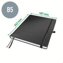 Schein Notizblock Leitz Complete Schwarz 80 Blatt