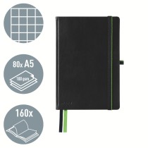 Schein Notizblock Leitz Complete Schwarz A5 80 Blatt