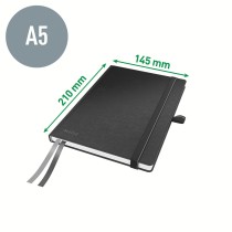 Schein Notizblock Leitz Complete Schwarz A5 80 Blatt