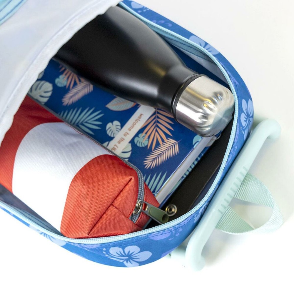 Cartable 3D avec roulettes Stitch