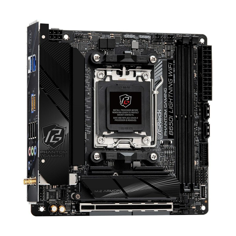 Carte Mère ASRock B650I LIGHTNING WIFI Intel Wi-Fi 6 AMD B650 AMD AM5