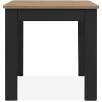 Esstisch Oslo Schwarz 80 x 77 x 80 cm Eg