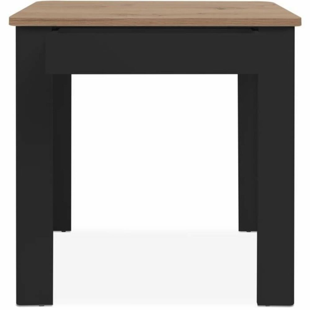 Esstisch Oslo Schwarz 80 x 77 x 80 cm Eg