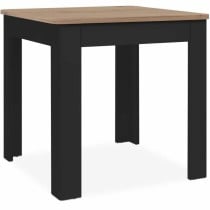 Esstisch Oslo Schwarz 80 x 77 x 80 cm Eg