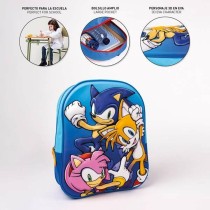Schulrucksack 3D Sonic 25 x 31 x 9 cm