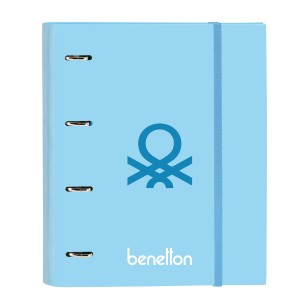 Reliure à anneaux Benetton Sequins Bleu clair