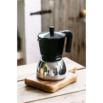 Italian Coffee Pot Monix INOX BLACK 9T Black 470 ml