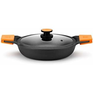 Kasserolle BRA EFFICIENT PLUS 32 cm Schwarz
