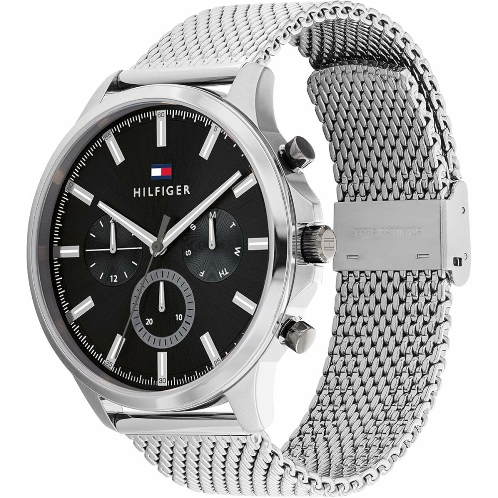 Montre Homme Tommy Hilfiger 1710498 Noir Argenté (Ø 44 mm)