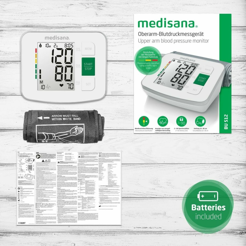 Blutdruckmessgerät für den Oberarm Medisana