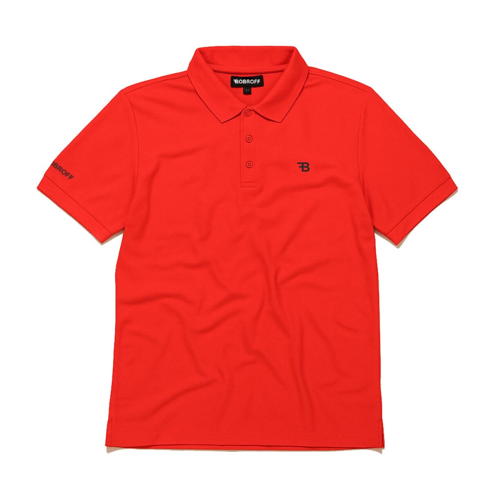 Polo à manches courtes homme Bobroff Rouge