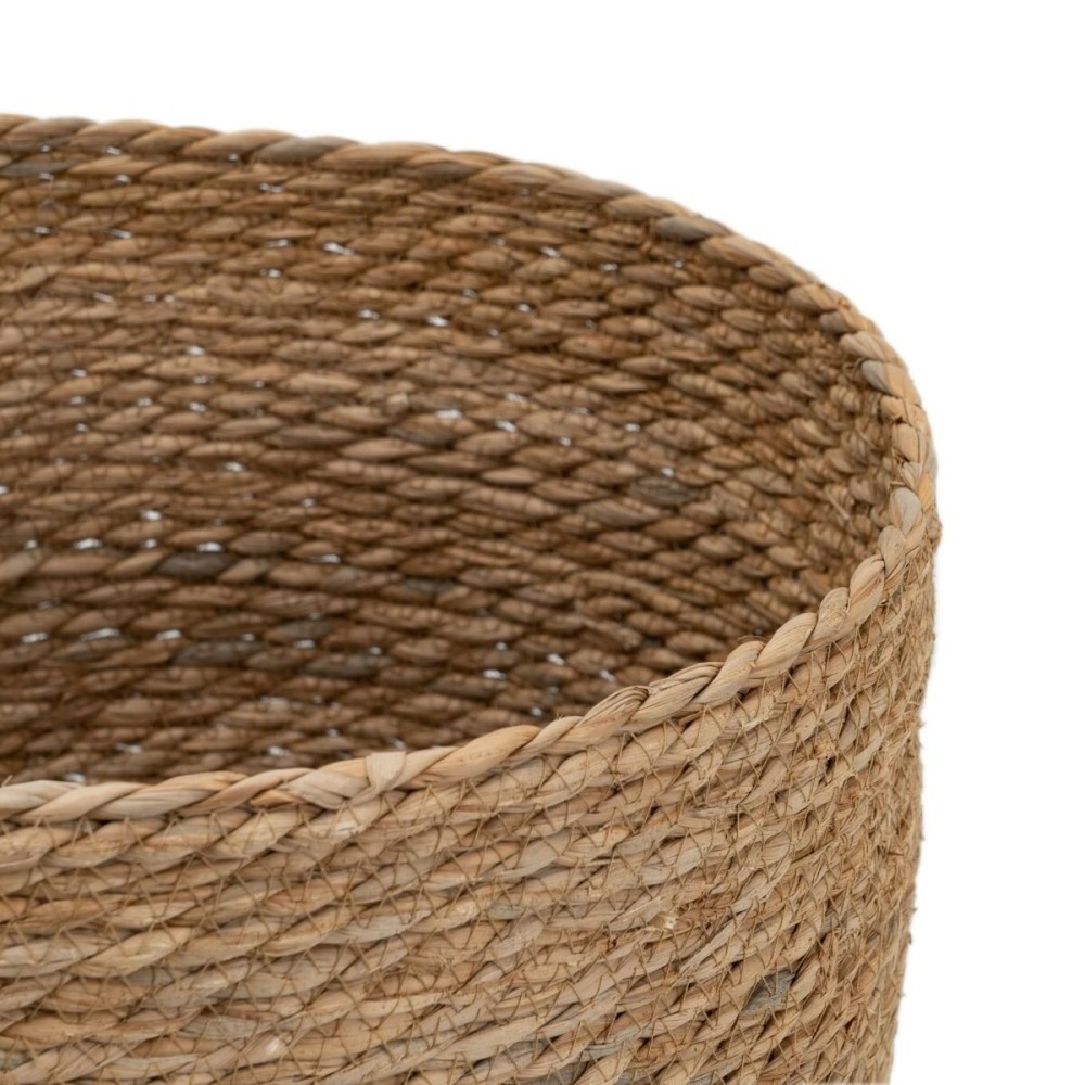 Multi-purpose basket 3 Pieces 28 x 28 x 36 cm Natural Natural Fibre