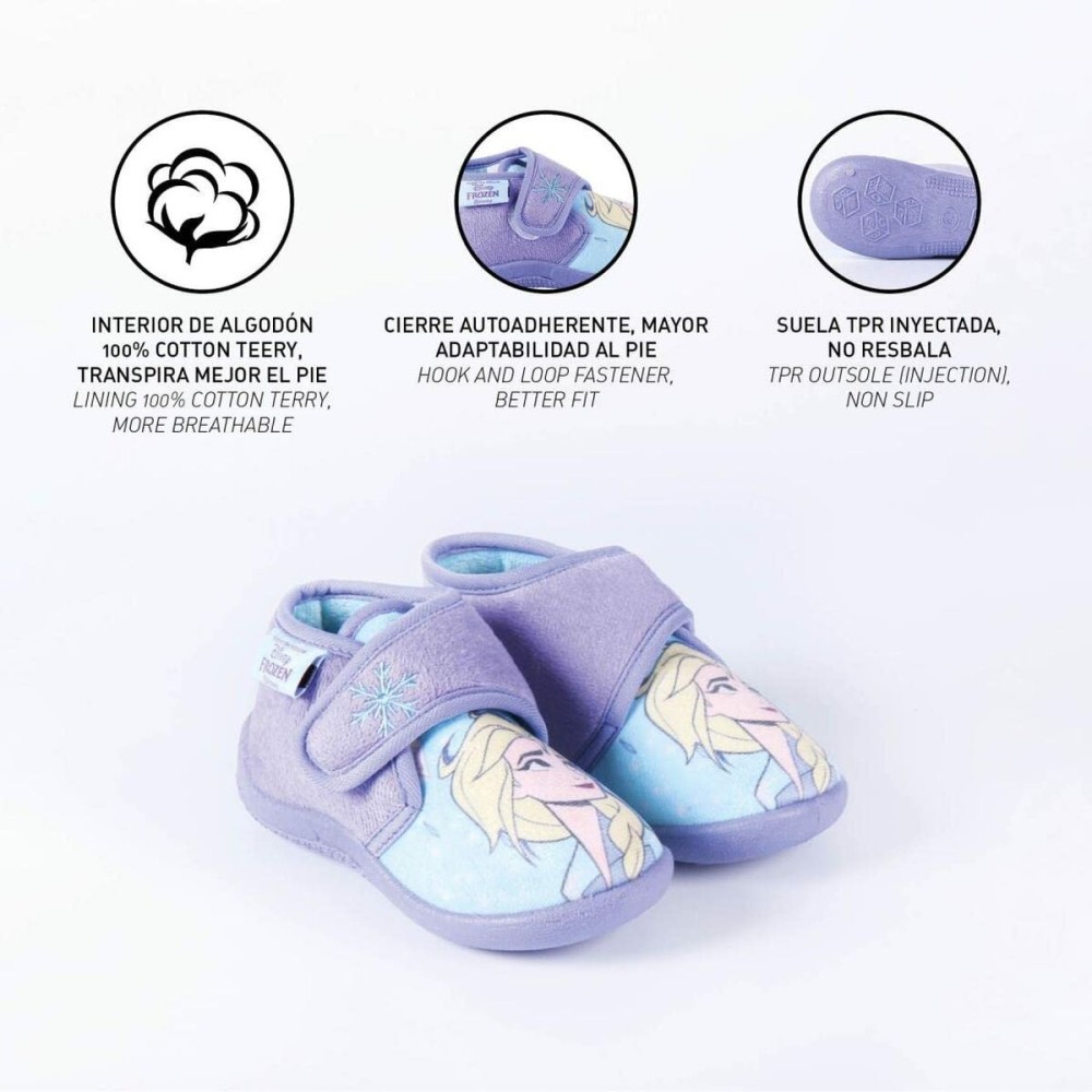 House Slippers Frozen Lilac
