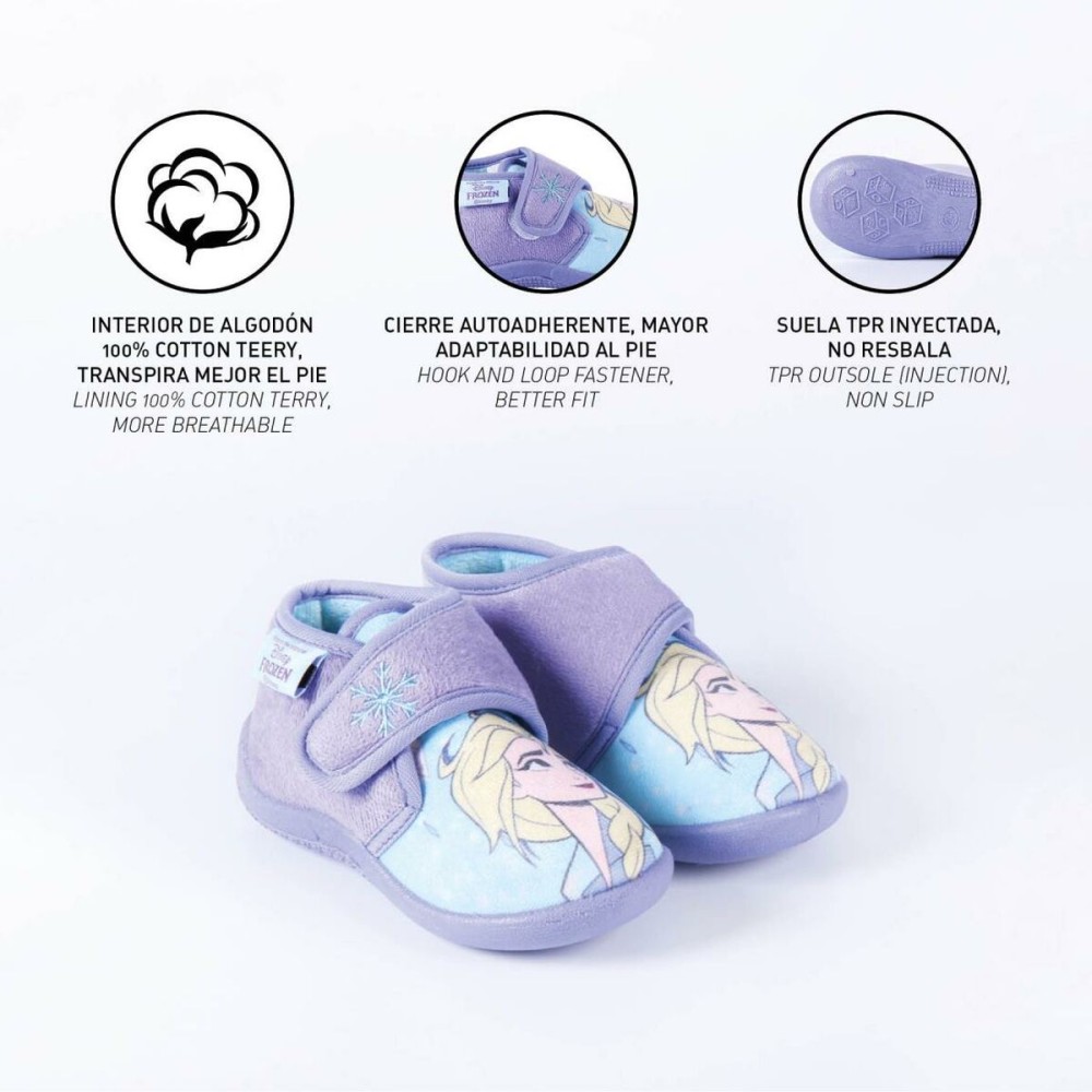 House Slippers Frozen Lilac