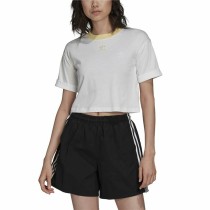 Damen Kurzarm-T-Shirt Adidas Tiny Trefoil Weiß