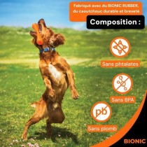Jouet pour chien Bionic Urban stick Orange 23 cm M