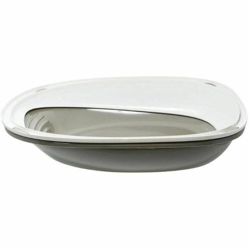 Bac à litière pour chats Aimé 57 x 40 x 19 cm Beige Plastique