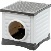 Tierbett Ferplast PETVILLA 50 Harz Thermoplastischer Kunststoff 38,5 x 43 x 38,5 cm Weiß Grau