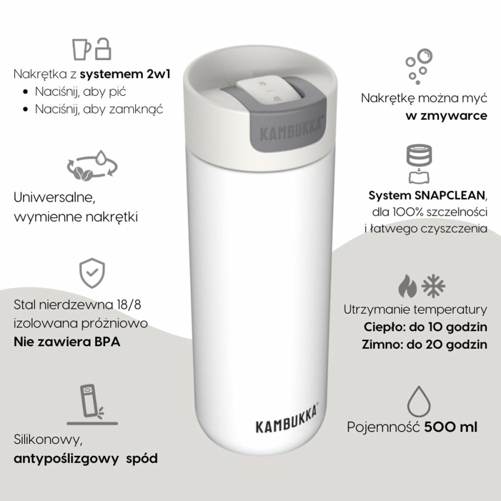 Thermos Kambukka 11-02027 White 500 ml