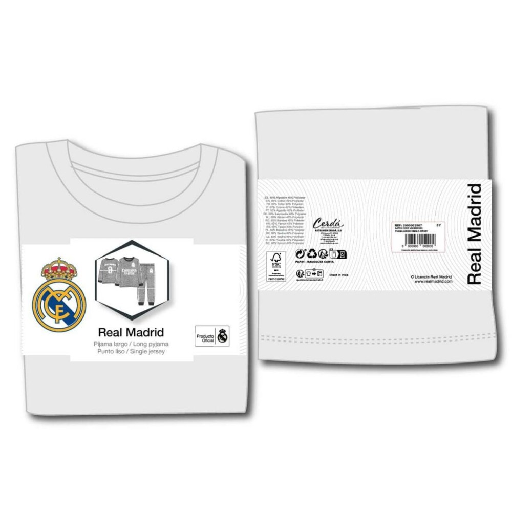 Pyjama Enfant Real Madrid C.F. Gris
