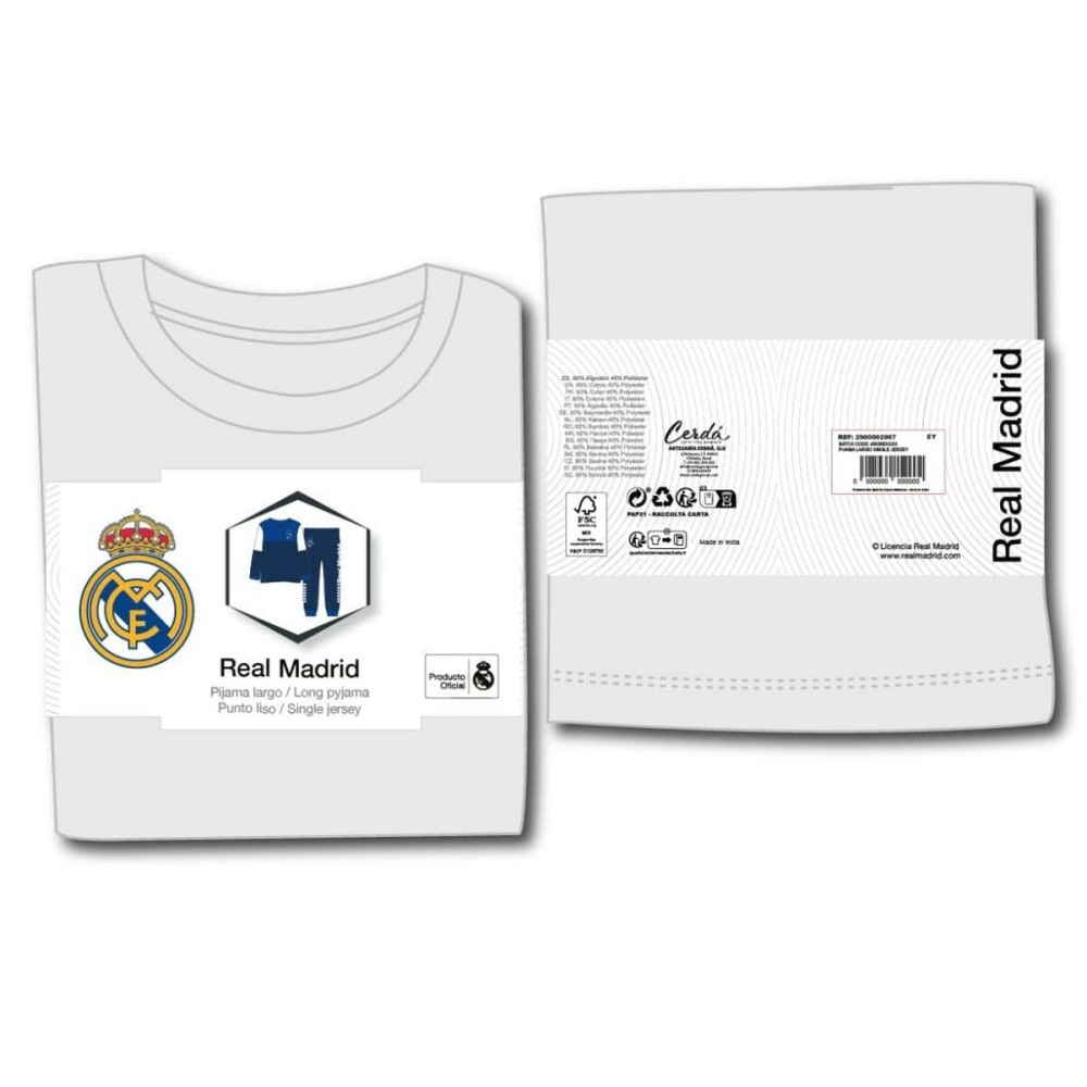Pyjama Enfant Real Madrid C.F. Bleu