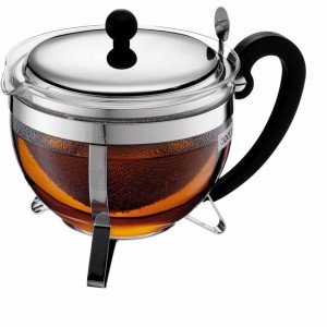 Théière Bodum CHAMBORD Gris Transparent 1,3 L 16,8 x 23,3 x 16,8 cm