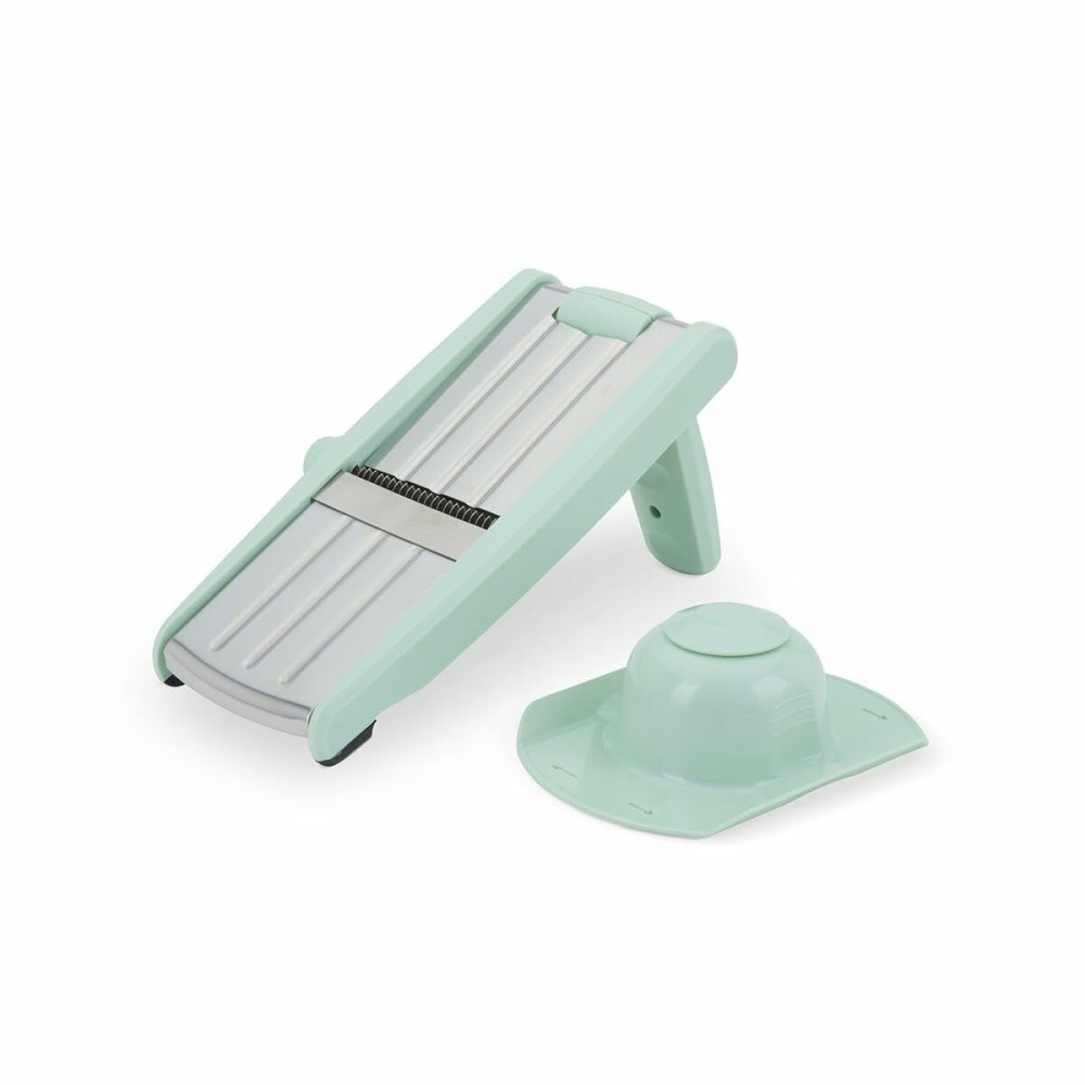 Mandoline Reibeisen 3 in 1 Livoo grün Silberfarben