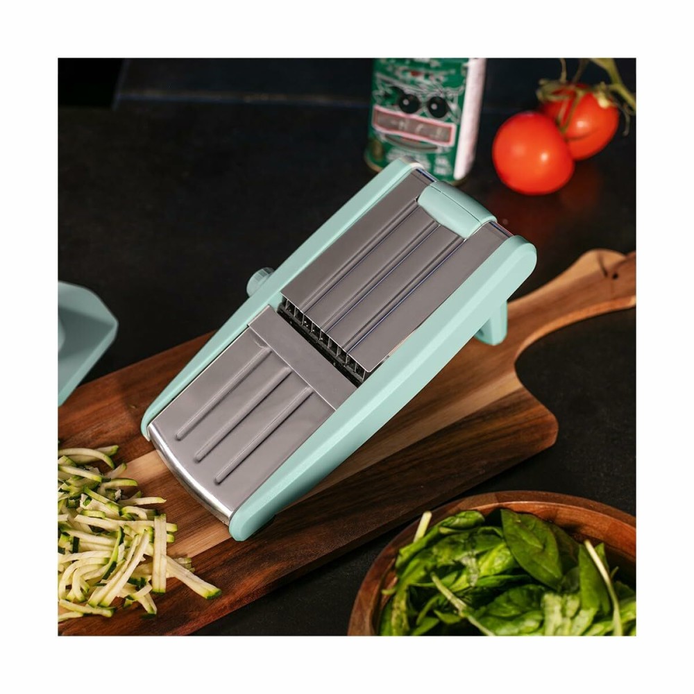 Mandoline-Râpe 3 en 1 Livoo Vert Argenté