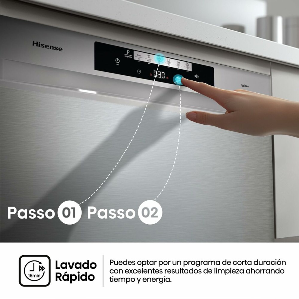 Geschirrspüler Hisense HS643C90X Silber