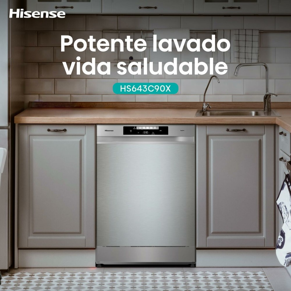 Geschirrspüler Hisense HS643C90X Silber