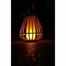 Solarlampe Beige Flammeneffekt