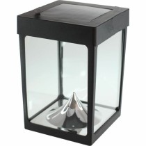 Lanterne à LED Noir Verre ABS 12 x 12 x 18 cm