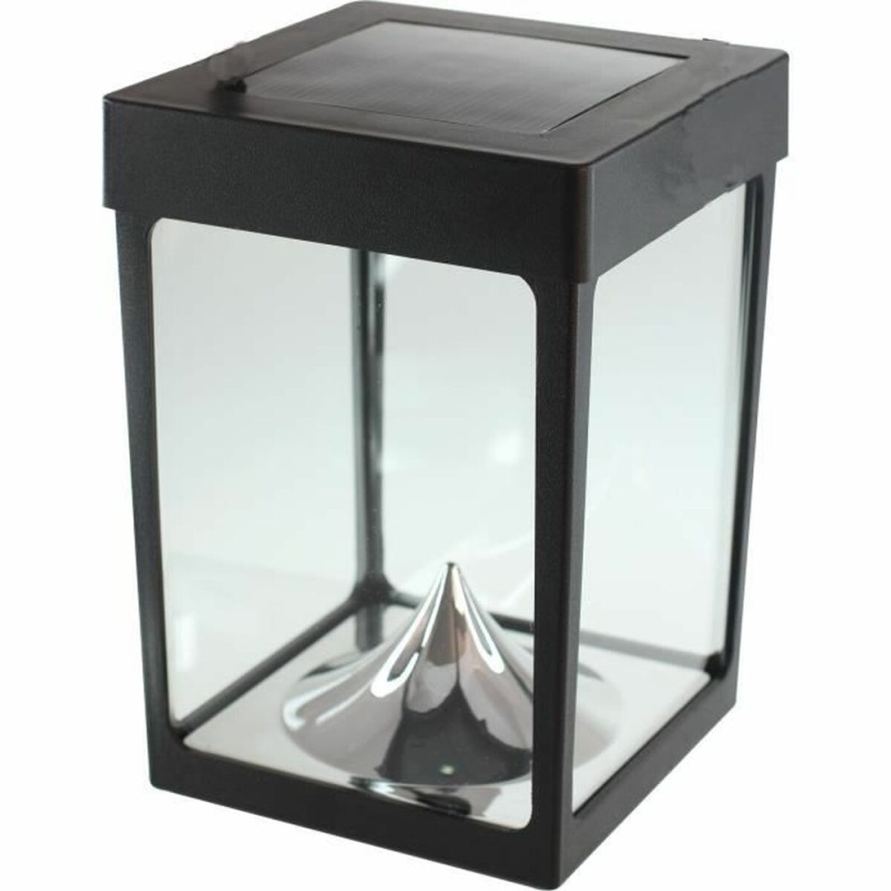 Lanterne à LED Noir Verre ABS 12 x 12 x 18 cm