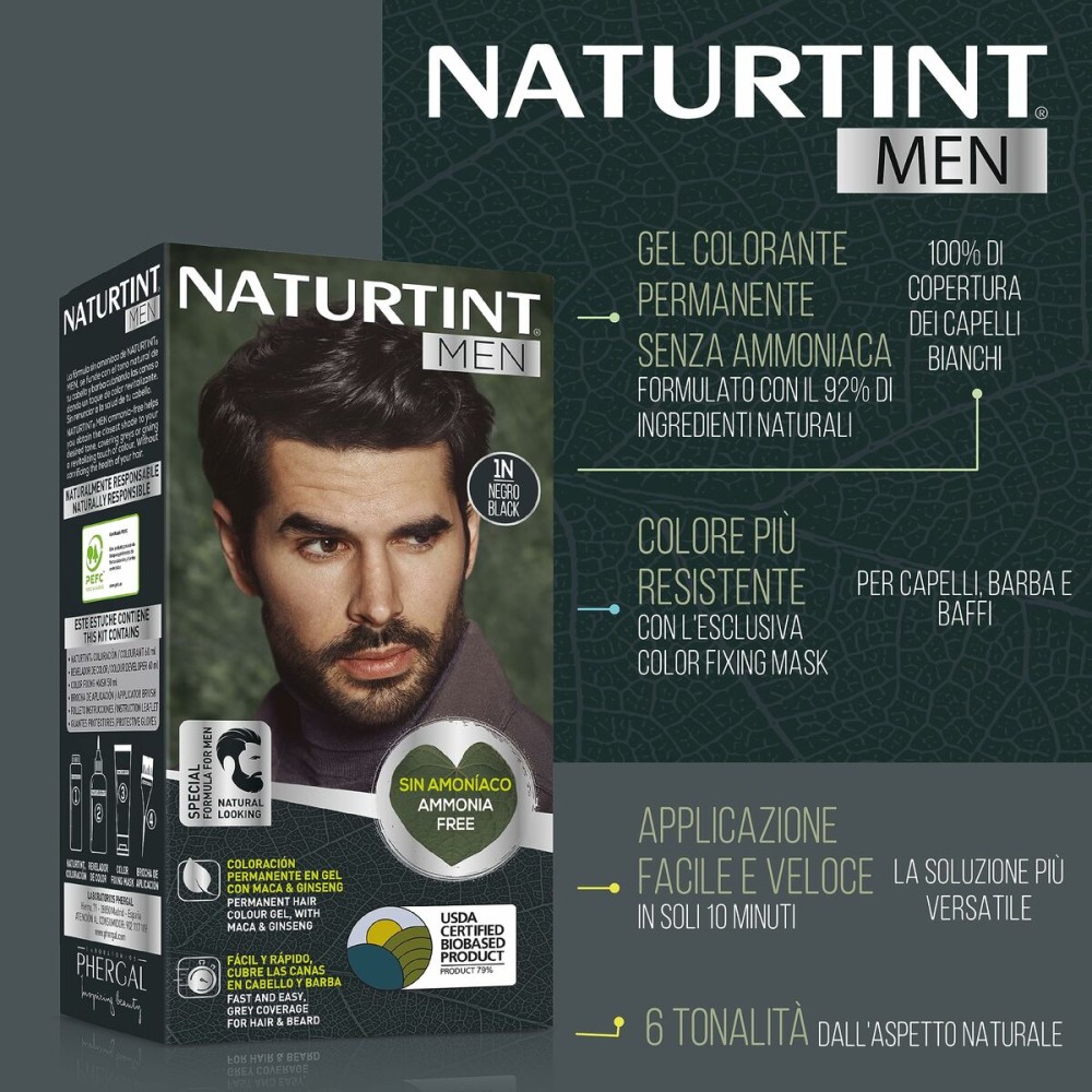 Permanent Dye Naturtint NATURTINT MEN 5 - Light Brown