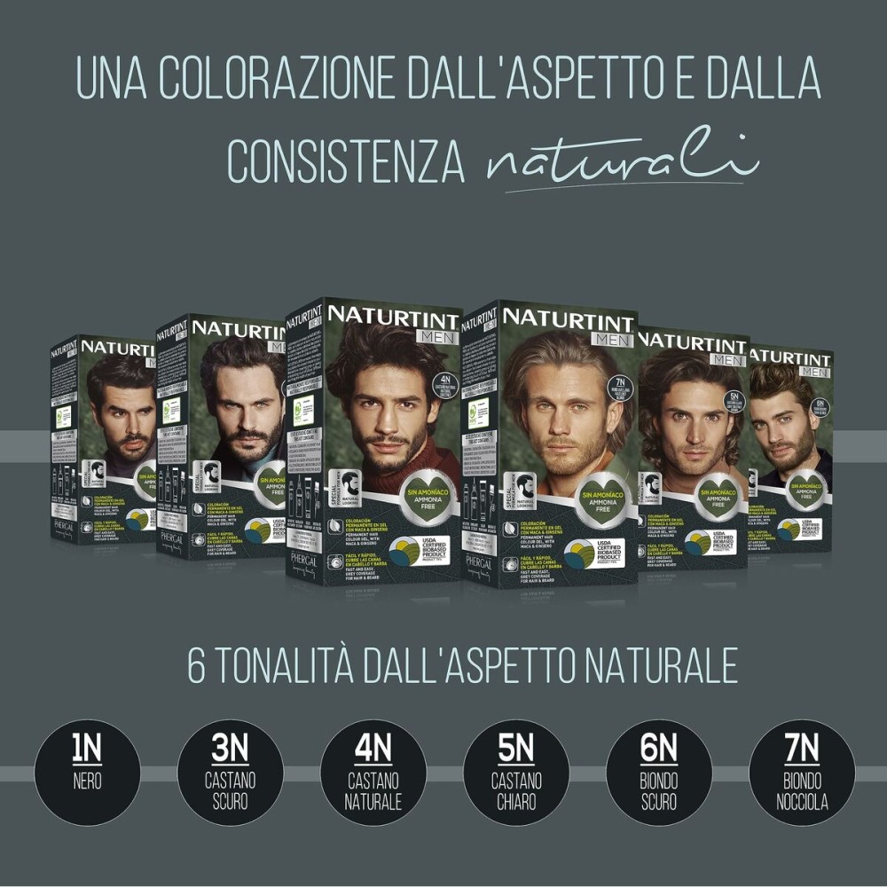 Permanent Dye Naturtint NATURTINT MEN 5 - Light Brown