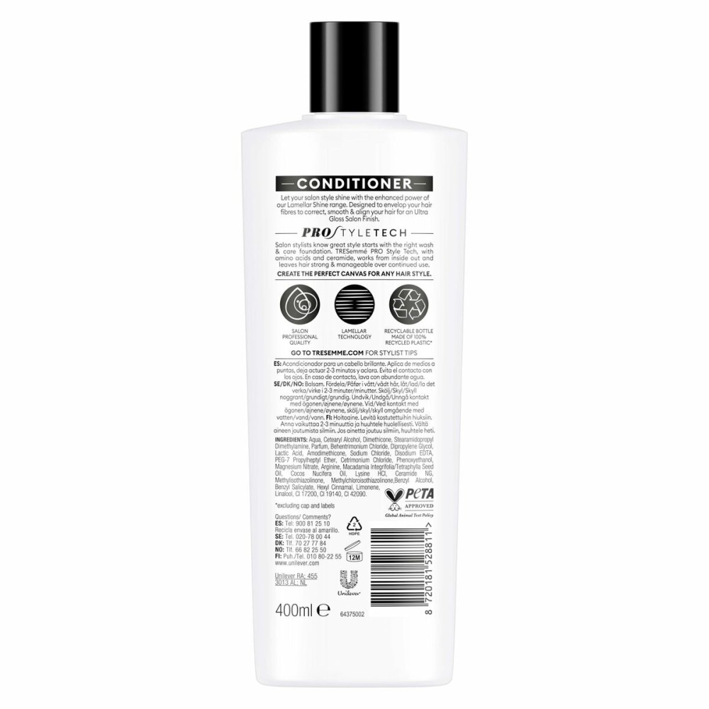 Haarspülung Tresemme LAMELLAR SHINE 400 ml