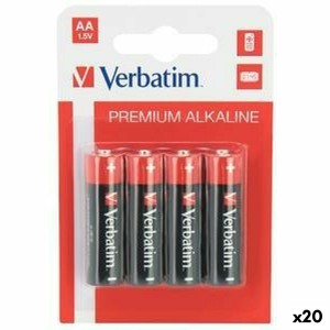 Alkali-Mangan-Batterie Verbatim LR06 1,5 V (20 Stück)