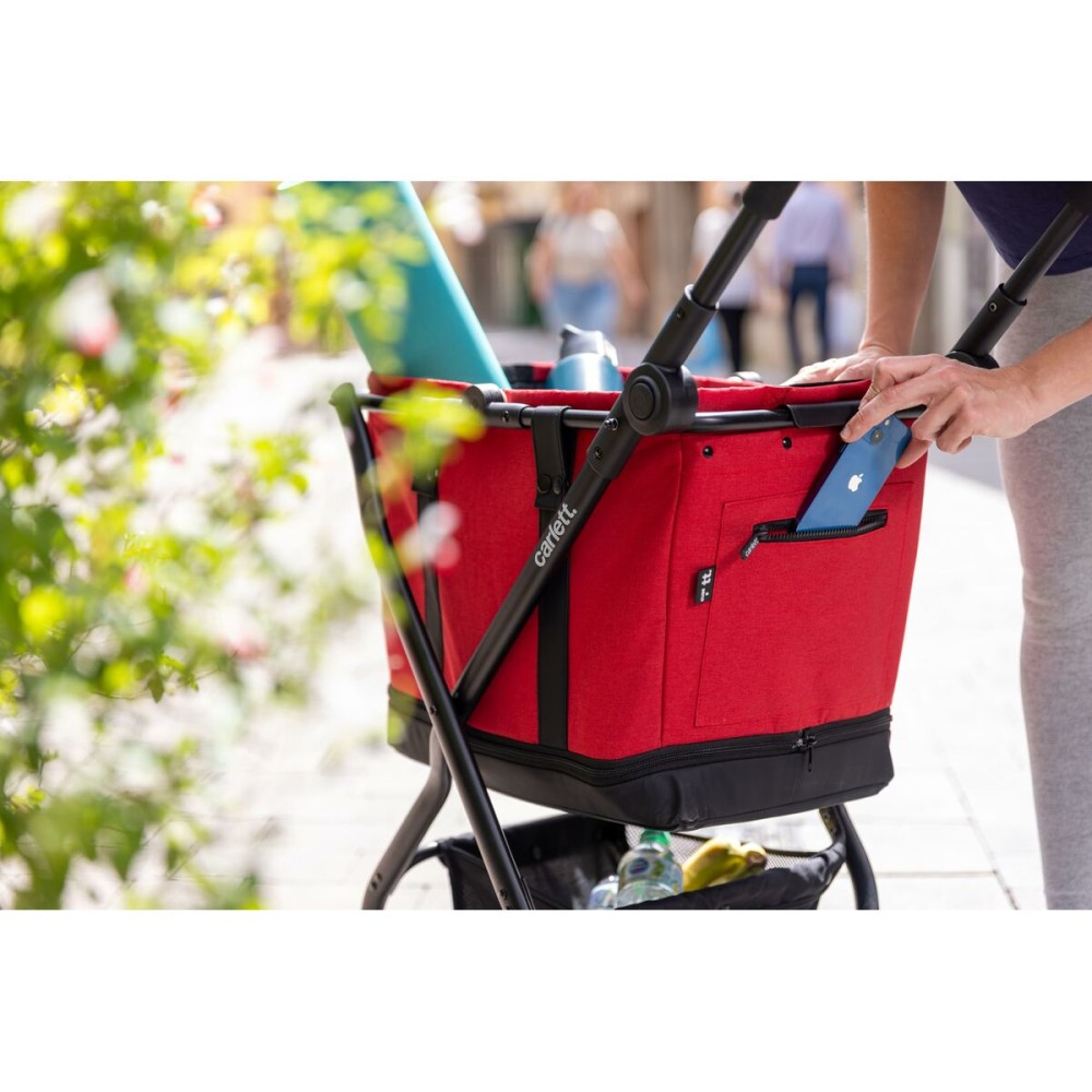 Panier à Courses Carlett CUBE S RUBY Rouge