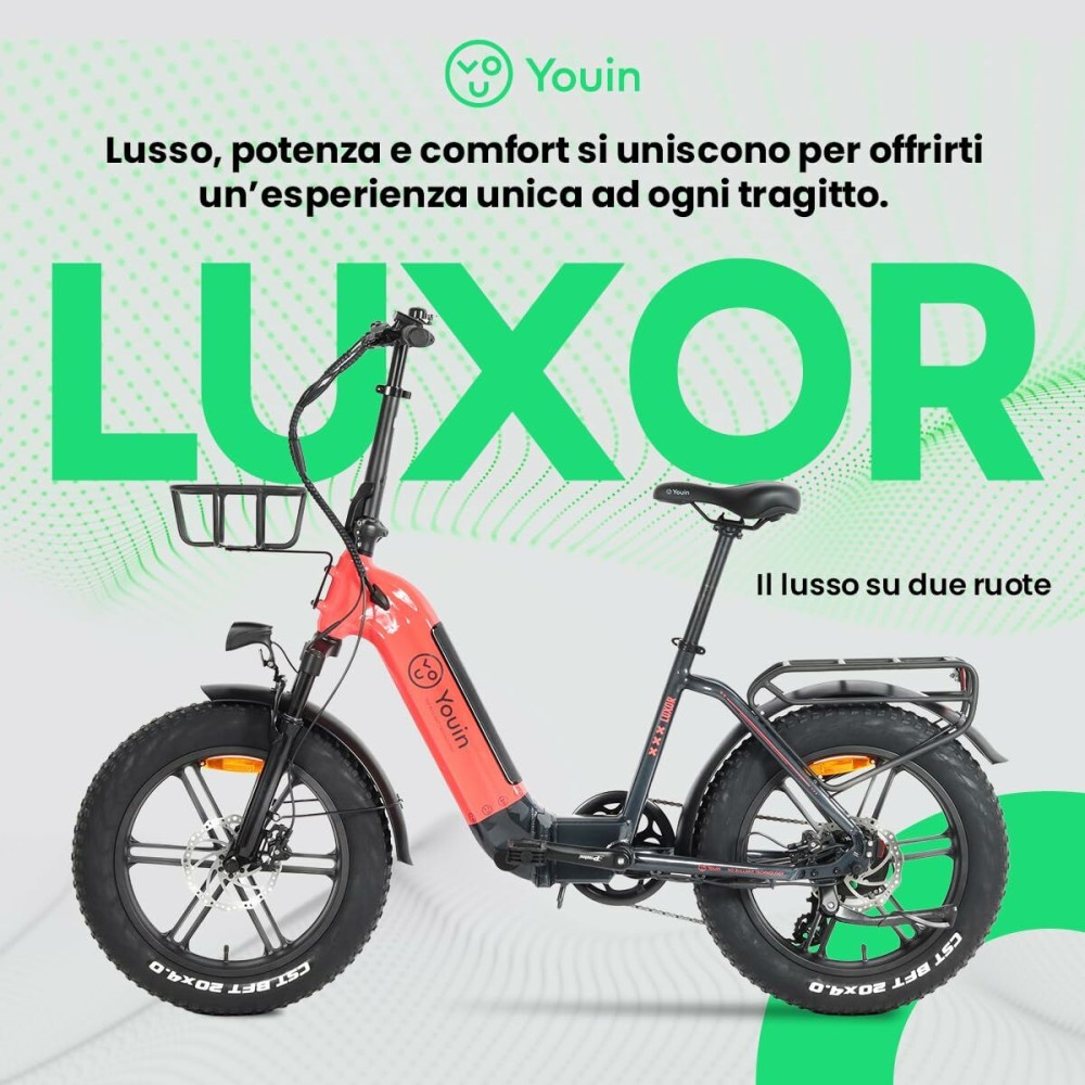 Elektrisches Fahrrad Youin BK1716 LUXOR II Koralle 250 W