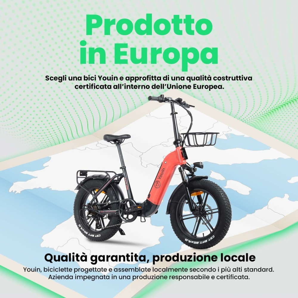 Elektrisches Fahrrad Youin BK1716 LUXOR II Koralle 250 W