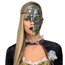 Masque My Other Me 1/2 Argent Steampunk