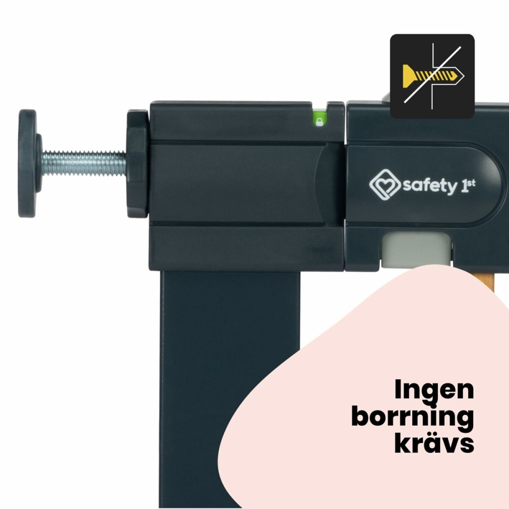 Sicherheitsbarriere Safety 1st Easy Close Braun Schwarz 73-80 cm