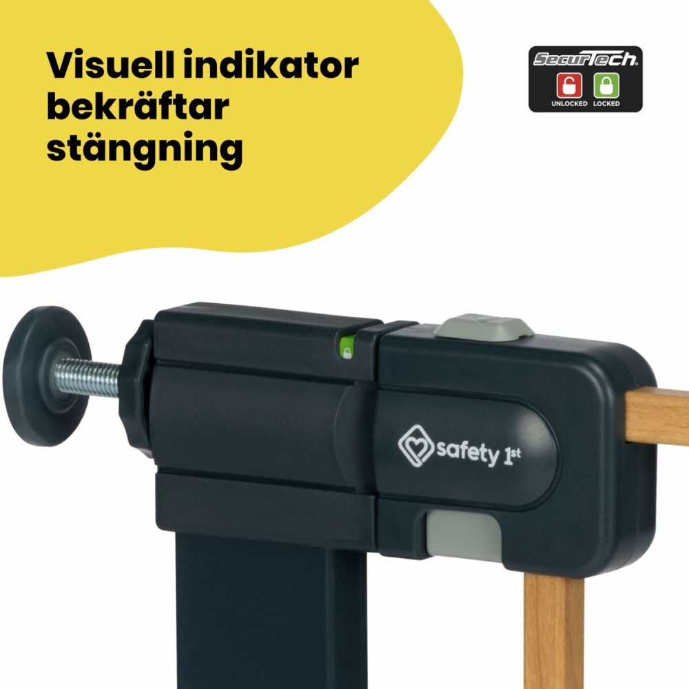 Sicherheitsbarriere Safety 1st Easy Close Braun Schwarz 73-80 cm