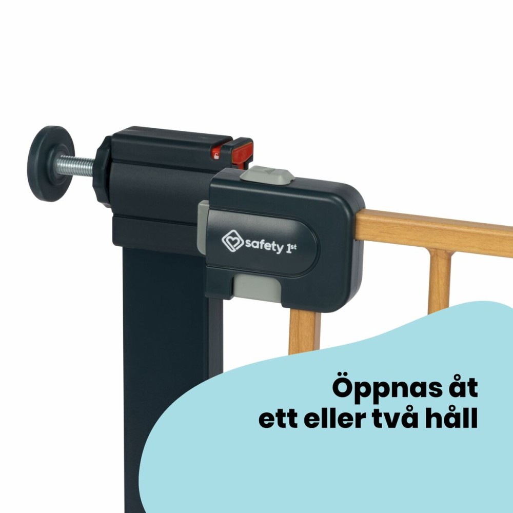 Sicherheitsbarriere Safety 1st Easy Close Braun Schwarz 73-80 cm