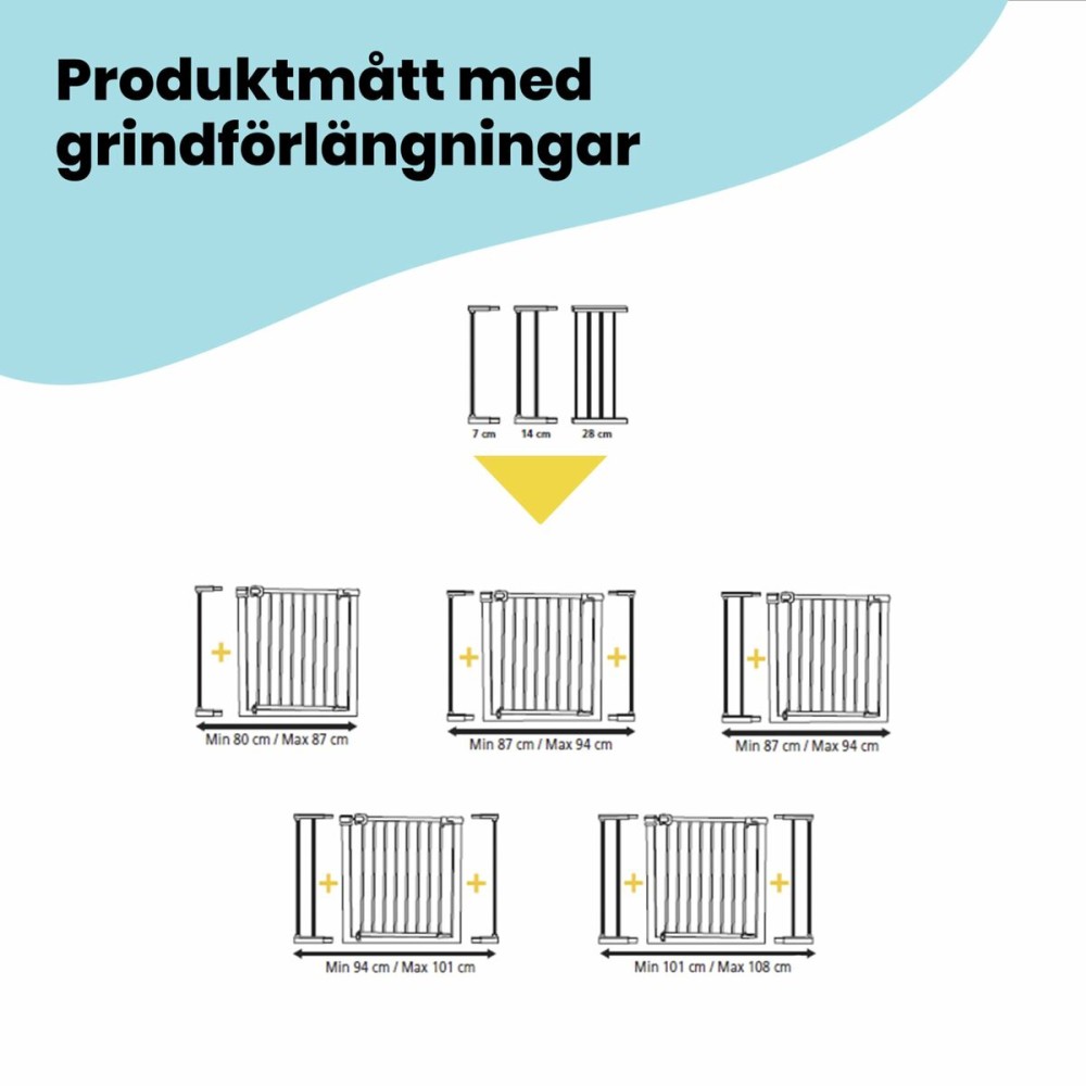 Sicherheitsbarriere Safety 1st Easy Close Braun Schwarz 73-80 cm